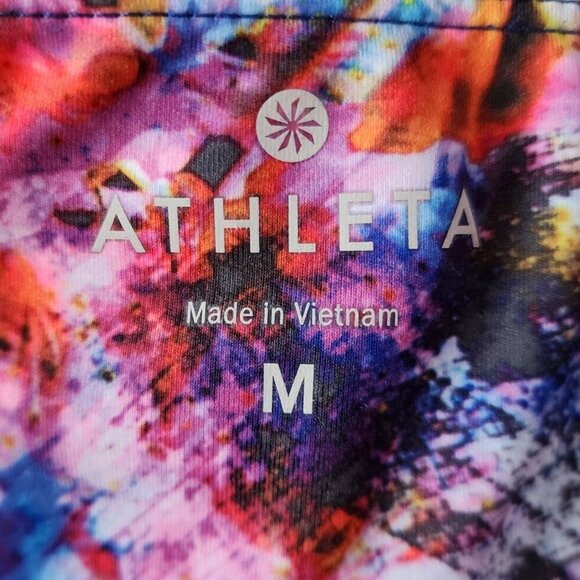 Athleta Hypersonic Sonar Ember Crop Leggings Womens Medium - Picture 5 of 8